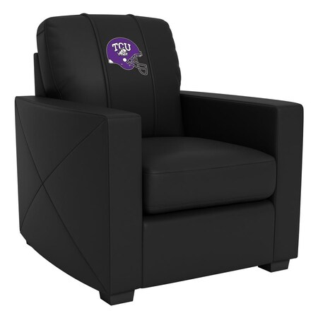 Dreamseat Silver Club Chair with TCU Horned Frogs Alternate Logo XZ7759002CHCDBK-PSCOL13807